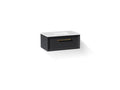 KOHLER K-CM33566-BD22-XTB Lodern 36" Wall-Hung Bathroom Vanity Cabinet With Sink And Quartz Top - Slate Grey