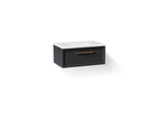 KOHLER K-CM33566-BD22-XWB Lodern 36" Wall-Hung Bathroom Vanity Cabinet With Sink And Quartz Top - Slate Grey