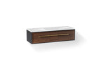 KOHLER K-CM33567-BD1-1WX Lodern 60" Wall-Hung Bathroom Vanity Cabinet With Sinks And Quartz Top - Slate Grey