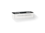 KOHLER K-CM33567-BD23-AEC Lodern 60" Wall-Hung Bathroom Vanity Cabinet With Sinks And Quartz Top - Linen White