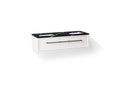 KOHLER K-CM33567-BD23-AEL Lodern 60" Wall-Hung Bathroom Vanity Cabinet With Sinks And Quartz Top - Linen White