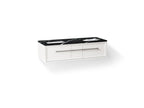 KOHLER K-CM33567-BD23-AEN Lodern 60" Wall-Hung Bathroom Vanity Cabinet With Sinks And Quartz Top - Linen White