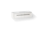 KOHLER K-CM33567-BD23-ATL Lodern 60" Wall-Hung Bathroom Vanity Cabinet With Sinks And Quartz Top - Linen White