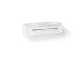 KOHLER K-CM33567-BD23-AWN Lodern 60" Wall-Hung Bathroom Vanity Cabinet With Sinks And Quartz Top - Linen White
