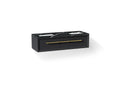 KOHLER K-CM33567-BD23-XEB Lodern 60" Wall-Hung Bathroom Vanity Cabinet With Sinks And Quartz Top - Slate Grey