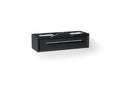 KOHLER K-CM33567-BD23-XEC Lodern 60" Wall-Hung Bathroom Vanity Cabinet With Sinks And Quartz Top - Slate Grey
