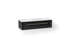 KOHLER K-CM33567-BD23-XTB Lodern 60" Wall-Hung Bathroom Vanity Cabinet With Sinks And Quartz Top - Slate Grey