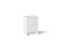 KOHLER K-CM39265-BD1-0MW Statement 24" bathroom vanity set with sink and quartz top - White
