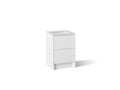 KOHLER K-CM39265-BD1-0ST Statement 24" bathroom vanity set with sink and quartz top - White
