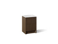 KOHLER K-CM39265-BD1-AMW Statement 24" bathroom vanity set with sink and quartz top - Draper Oak