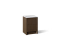 KOHLER K-CM39265-BD1-DST Statement 24" bathroom vanity set with sink and quartz top - Draper Oak