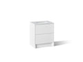 KOHLER K-CM39266-BD1-0ST Statement 30" bathroom vanity set with sink and quartz top - White