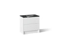 KOHLER K-CM39267-BD1-0EM Statement 36" bathroom vanity set with sink and quartz top - White