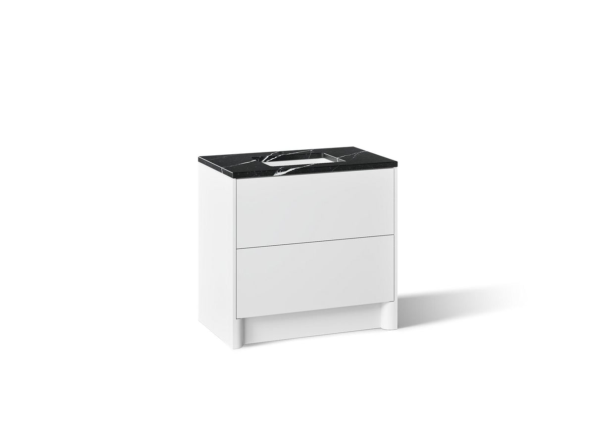 KOHLER K-CM39267-BD1-0EM Statement 36" bathroom vanity set with sink and quartz top - White