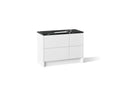 KOHLER K-CM39268-BD1-0EM Statement 48" bathroom vanity set with sink and quartz top - White