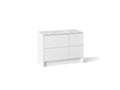 KOHLER K-CM39268-BD1-0ST Statement 48" bathroom vanity set with sink and quartz top - White