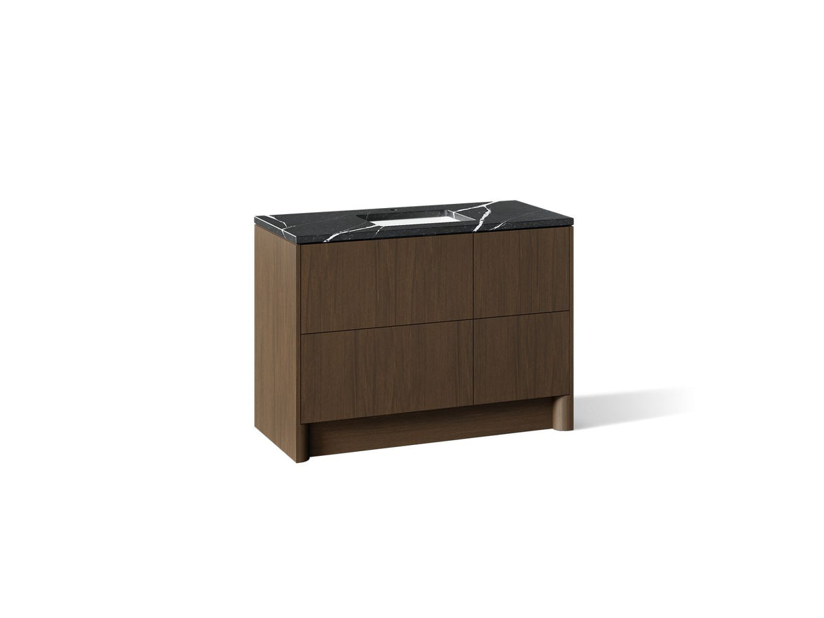 KOHLER K-CM39268-BD1-AEM Statement 48" bathroom vanity set with sink and quartz top - Draper Oak