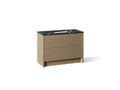 KOHLER K-CM39268-BD1-PEM Statement 48" bathroom vanity set with sink and quartz top - Pale Oak