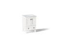 KOHLER K-CM99527-BD1-1WA Poplin 24" Bathroom Vanity Cabinet With Sink And Quartz Top - Linen White