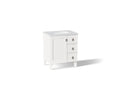 KOHLER K-CM99530-BD1-1WA Poplin 30" Bathroom Vanity Cabinet With Sink And Quartz Top - Linen White