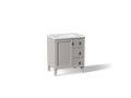 KOHLER K-CM99530-BD1-1WT Poplin 30" Bathroom Vanity Cabinet With Sink And Quartz Top - Mohair Grey