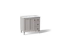 KOHLER K-CM99533-BD1-1WT Poplin 36" Bathroom Vanity Cabinet With Sink And Quartz Top - Mohair Grey