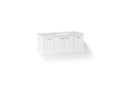 KOHLER K-CM99544-BD1-1WA Jute 48" Wall-Hung Bathroom Vanity Cabinet With Sink And Quartz Top - Linen White