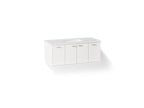 KOHLER K-CM99544-BD1-1WA Jute 48" Wall-Hung Bathroom Vanity Cabinet With Sink And Quartz Top - Linen White