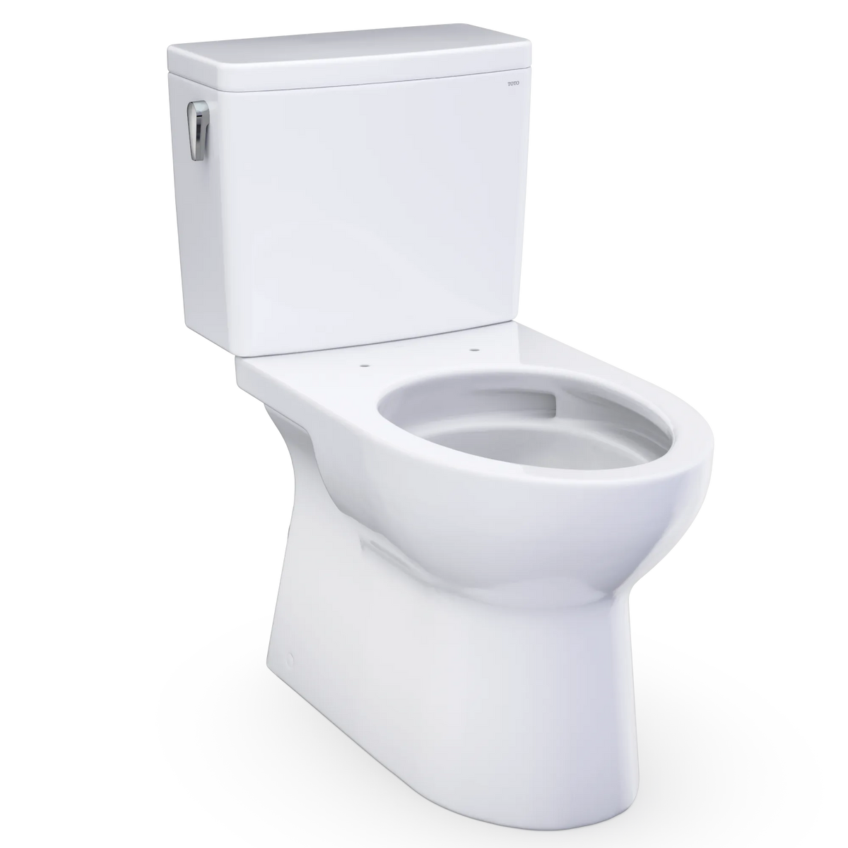 TOTO CST472CEFG#01 Glaston 1.28 GPF Two Piece Elongated Toilet with Left Hand Lever - Cotton White