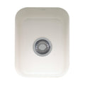 FRANKE CCK110-13WH Cisterna 14.38-in. x 17.12-in. White Undermount Single Bowl Fireclay Kitchen Sink In White