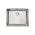 FRANKE CUX11021 Cube 23-in. x 18-in. 18 Gauge Stainless Steel Undermount Single Bowl Kitchen Sink - CUX11021 In Pearl