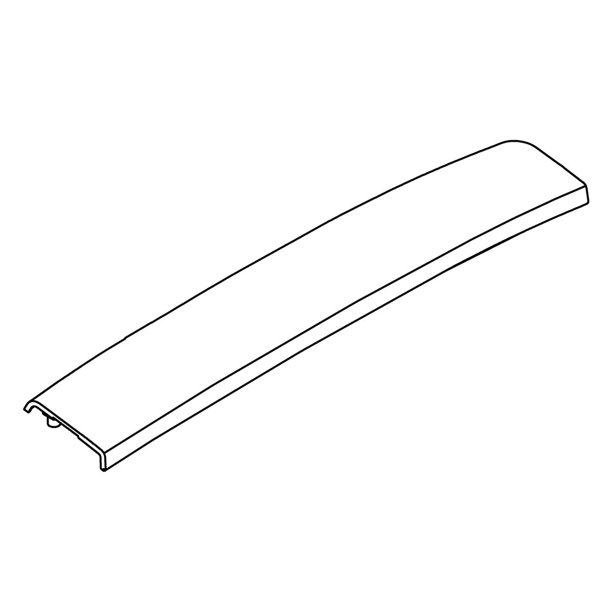 KOHLER Panel-Deco;Bh90-Cautwhs,Abs,T1.8,W326,L5, K-DH64-00646C