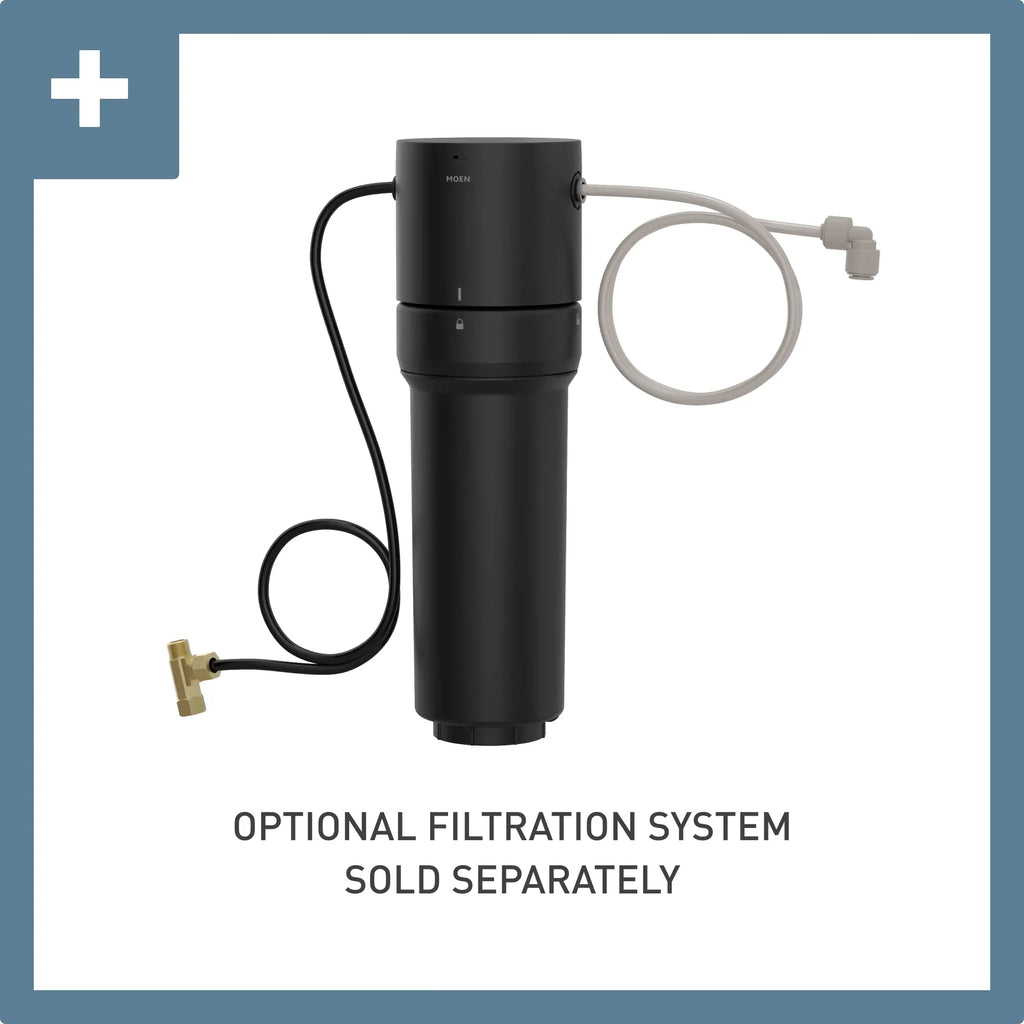 MOEN S5530BG Sip Modern One-Handle High Arc Beverage Faucet - Brushed Gold