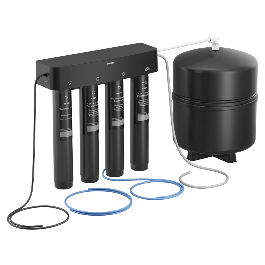 MOEN F9900 Reverse Osmosis 4-Stage Under Sink  Advanced Water Filtration System
