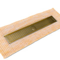 INFINITY DRAIN FCSAS 10048 PG FCSAS 100 48" FCS Series Complete Kit with 4" Wedge Wire Grate in Polished Gold
