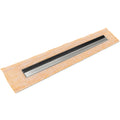 INFINITY DRAIN FCSAS 3848 BK FCSAS 38 48" FCS Series Complete Kit with 1.5" Wedge Wire Grate in Matte Black