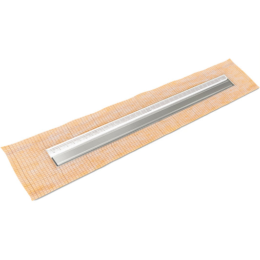 INFINITY DRAIN FCSAS 3832 MW FCSAS 38 32" FCS Series Complete Kit with 1.5" Wedge Wire Grate in Matte White