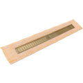 INFINITY DRAIN FCSAS 6560 PB FCSAS 65 60" FCS Series Complete Kit with 2 1/2" Wedge Wire Grate in Polished Brass