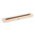 INFINITY DRAIN FCSGR 6542 GM FCSGR 65 42" FCS Series Complete Kit with 2 1/2" Adhesion Style Grate in Gunmetal