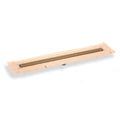 INFINITY DRAIN FCSGR 6524 SB FCSGR 65 24" FCS Series Complete Kit with 2 1/2" Adhesion Style Grate in Satin Bronze