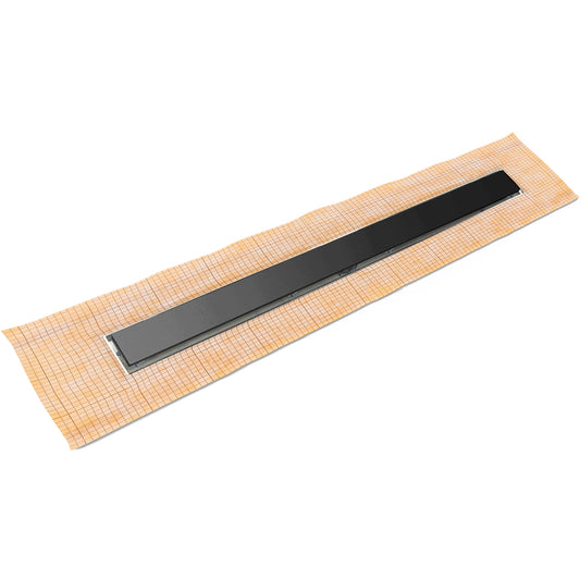 INFINITY DRAIN FCSSG 6532 GM FCSSG 65 32" FCS Series Complete Kit with 2 1/2" Solid Grate in Gunmetal