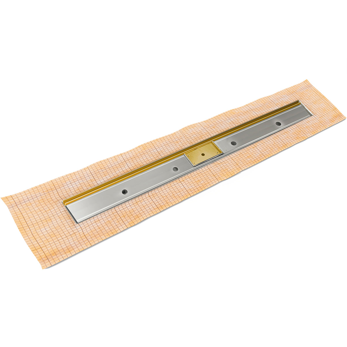 INFINITY DRAIN FCSST 6542 PG FCSST 42" Slot Drain Complete Kit for FCS Series in Polished Gold