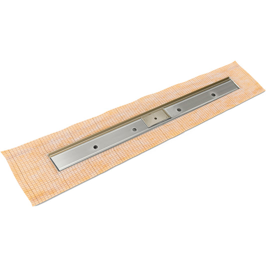 INFINITY DRAIN FCSST 6542 SC FCSST 42" Slot Drain Complete Kit for FCS Series in Satin Champagne