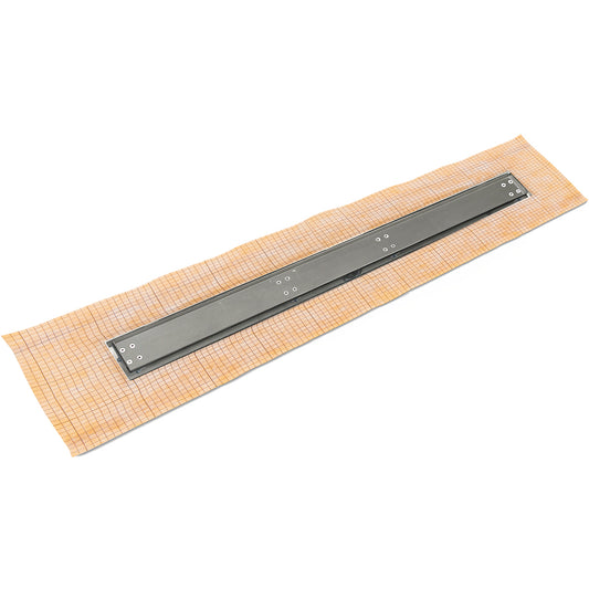 INFINITY DRAIN FCSTIF 6536 GM FCSTIF 65 36" FCS Series Complete Kit with Tile Insert Frame in Gunmetal