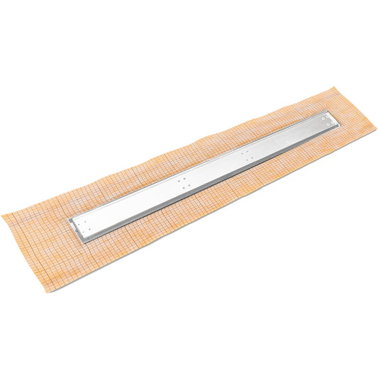 INFINITY DRAIN FCSTIF 6548 MW FCSTIF 65 48" FCS Series Complete Kit with Tile Insert Frame in Matte White