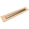 INFINITY DRAIN FCSTIF 6524 SC FCSTIF 65 24" FCS Series Complete Kit with Tile Insert Frame in Satin Champagne