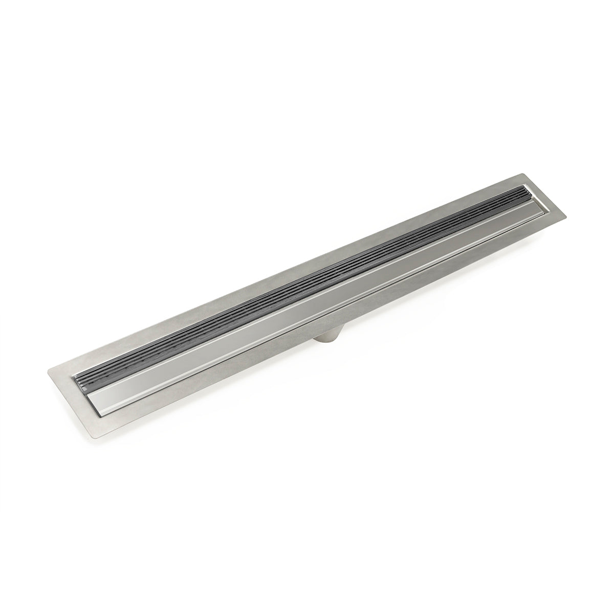 INFINITY DRAIN FFAS 3860 GM FFAS 38 60" FF Series Complete Kit with 1.5" Wedge Wire Grate in Gunmetal