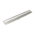 INFINITY DRAIN FFAS 3842 MW FFAS 38 42" FF Series Complete Kit with 1.5" Wedge Wire Grate in Matte White