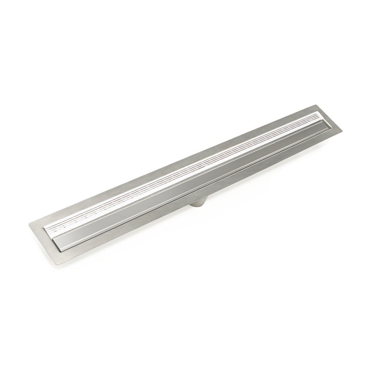 INFINITY DRAIN FFAS 3836 MW FFAS 38 36" FF Series Complete Kit with 1.5" Wedge Wire Grate in Matte White