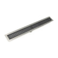 INFINITY DRAIN FFAS 6524 GM FFAS 65 24" FF Series Complete Kit with 2 1/2" Wedge Wire Grate in Gunmetal